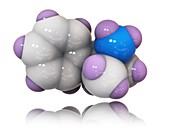 Phentermine drug molecule