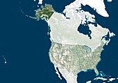 Alaska,USA,satellite image
