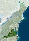Virginia,USA,satellite image