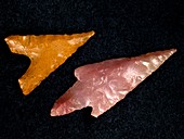 Neolithic flint arrowheads
