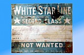 Second-class ticket from the Titanic