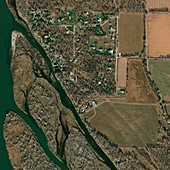Bismarck,USA,satellite image