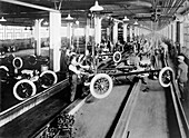 Dodge Brothers automobile factory,1915