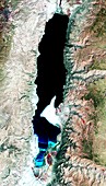 Dead Sea,1972 satellite image