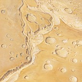 Martian landscape,artwork