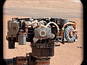 Curiosity rover's robotic arm,Mars