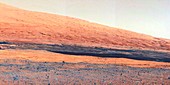 Mount Sharp rock layers,Mars