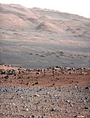 Gale Crater landscape,Mars