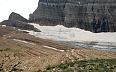 Grinnell Glacier,Montana,USA,in 2010