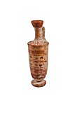 Greek terracotta oil jug