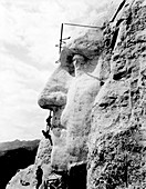 Working on Mount Rushmore