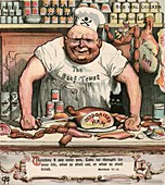 Tainted meat products,1906 artwork