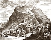 Mount Vesuvius,18th century artwork
