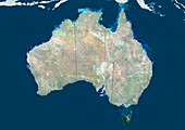 Australia,satellite image