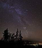 Milky Way over Innsbruck