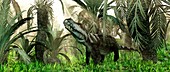 Prestosuchus archosaur,artwork
