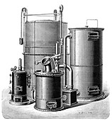 Otto gasification unit,1897