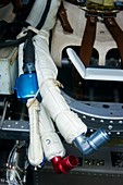 Apollo spacesuit life support hoses
