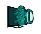 3D television,conceptual artwork