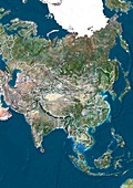 Asia,satellite image