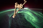 Aurora Australis,ISS image