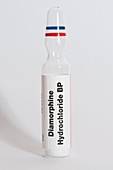 Vial of diamorphine hydrochloride