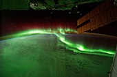 Aurora,ISS image