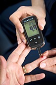 Diabetes clinic,blood sugar test