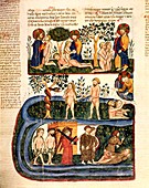 Adam and Eve,1430 artwork