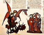 Saint Michael and Satan,1430 artwork