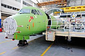 ATR 72 aircraft assembly line