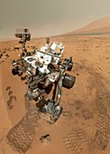 Mars Curiosity rover self-portrait