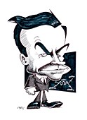 Richard Feynman,caricature