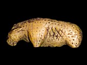 Prehistoric carved lion,Vogelherd Cave