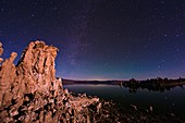 Mono Lake,USA,at night