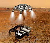 Mars sample return mission,artwork