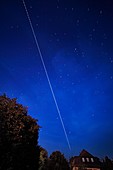 International Space Station in the sky