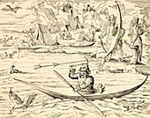 Greenland hunters,16th century