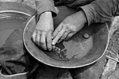 Mercury gold panning extraction,1940