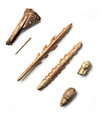 Ivory and bone tools,Upper Palaeolithic