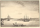Ships in Sydney Cove,18th century