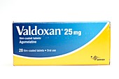 Pack of Valdoxan tablets