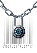 Data security,conceptual artwork