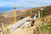 Viaduct construction,Reunion island