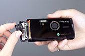 Camera phone memory card