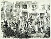 Urban cholera hazards,1850s