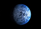 Exoplanet HD 189733b,artwork