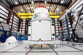 SpaceX Dragon capsule preparations