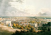 Bristol cityscape,19th century