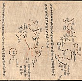 Orion constellation,Dunhuang Star Chart